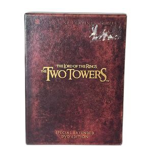 LOTR Lord of the Rings The Two Towers Special Extended DVD Edition Platinum Box